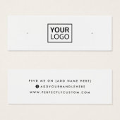 Benutzerdefiniertes Logo für soziale Medien Ohrrin (Vorne & Hinten)