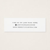 Benutzerdefiniertes Logo für soziale Medien Ohrrin (Rückseite)