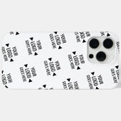 Benutzerdefiniertes Logo für Unternehmen Case-Mate iPhone Hülle (Rückseite (Horizontal))