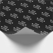 Benutzerdefiniertes Logo für Unternehmen Geschenkpapier (Ecke)