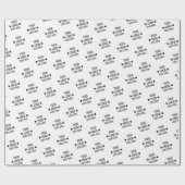 Benutzerdefiniertes Logo für Unternehmen Geschenkpapier (Flach)