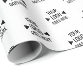 Benutzerdefiniertes Logo für Unternehmen Geschenkpapier (Rolleneckpunkt)