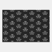 Benutzerdefiniertes Logo für Unternehmen Geschenkpapier Set (Vorderseite)