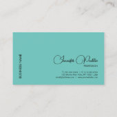 Benutzerdefiniertes Logo für Unternehmen hinzufüge Visitenkarte (Rückseite)