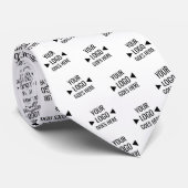 Benutzerdefiniertes Logo für Unternehmen Krawatte (Gerollt)