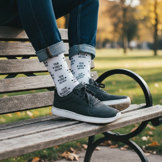 Benutzerdefiniertes Logo für Unternehmen Socken