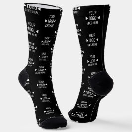 Benutzerdefiniertes Logo für Unternehmen Socken