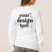 Benutzerdefiniertes Logo für Vorderseite und Rücks T-Shirt (Rückseite)