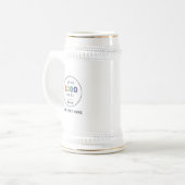 Benutzerdefiniertes Logo Geschäft Bierglas (Vorderseite Links)