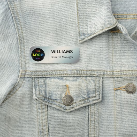 Benutzerdefiniertes Logo-Geschäft oder Mitarbeiter Namensschild (Beispiel)