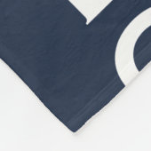 Benutzerdefiniertes Logo Geschäft oder Unternehmen Fleecedecke (Ecke)