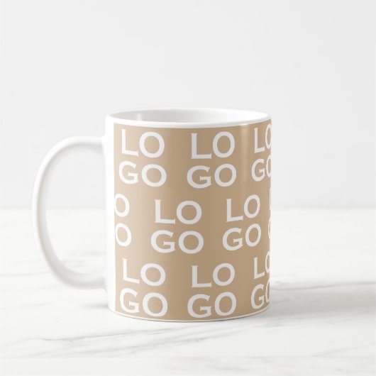 Benutzerdefiniertes Logo Geschäft oder Unternehmen Kaffeetasse (Links)
