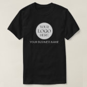 Benutzerdefiniertes Logo Geschäft Unternehmen Tech T-Shirt (Design vorne)