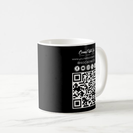Benutzerdefiniertes Logo, Geschäfts- oder Markenlo Kaffeetasse (VorderseiteRechts)