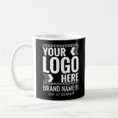 Benutzerdefiniertes Logo, Geschäfts- oder Markenlo Kaffeetasse (Links)