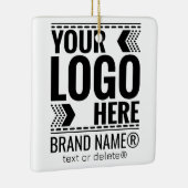 Benutzerdefiniertes Logo, Geschäfts- oder Markenlo Keramikornament (Rechts)