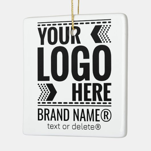 Benutzerdefiniertes Logo, Geschäfts- oder Markenlo Keramikornament (Links)