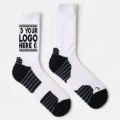 Benutzerdefiniertes Logo, Geschäfts- oder Markenlo Socken (Rechts)