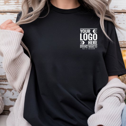 Benutzerdefiniertes Logo, Geschäfts- oder Markenlo T-Shirt