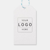 Benutzerdefiniertes Logo Geschenkanhänger (Rückseite)