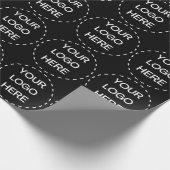 Benutzerdefiniertes Logo Geschenkpapier (Ecke)