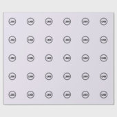 Benutzerdefiniertes Logo Geschenkpapier (Flach)