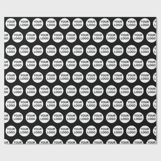Benutzerdefiniertes Logo  Geschenkpapier (Flach)
