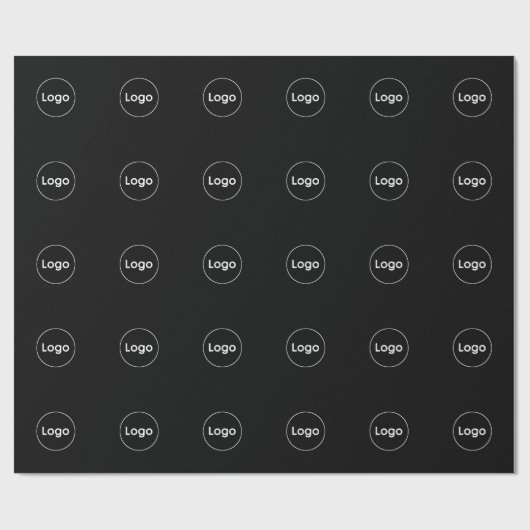Benutzerdefiniertes Logo Geschenkpapier (Flach)