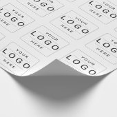 Benutzerdefiniertes Logo Geschenkpapier (Ecke)