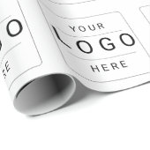 Benutzerdefiniertes Logo Geschenkpapier (Rolleneckpunkt)