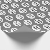 Benutzerdefiniertes Logo Geschenkpapier (Ecke)