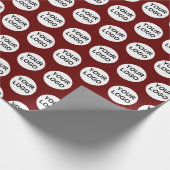 Benutzerdefiniertes Logo Geschenkpapier (Ecke)