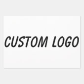 Benutzerdefiniertes Logo Geschenkpapier Set (Vorderseite 2)