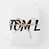 Benutzerdefiniertes Logo Geschenkpapier Set (Beispiel)