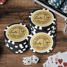 Benutzerdefiniertes Logo Gold Pokerchips