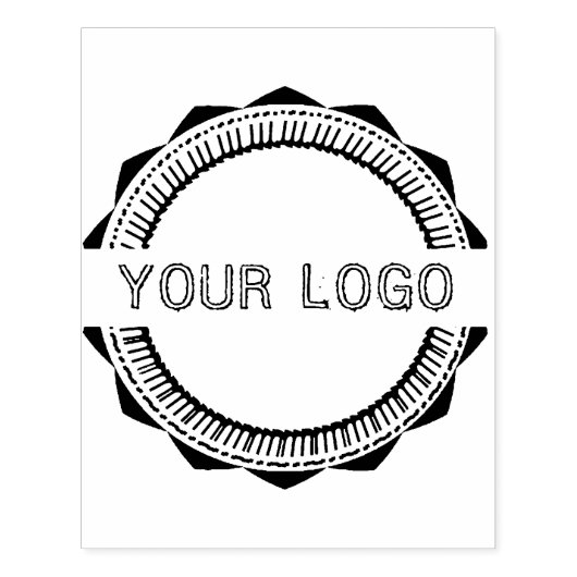 Benutzerdefiniertes Logo Groß Gummistempel (Prägung)