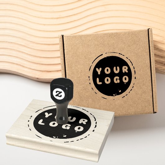 Benutzerdefiniertes Logo Groß Gummistempel