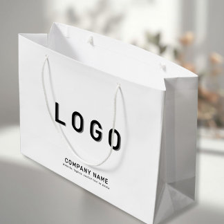 Benutzerdefiniertes Logo Große Geschenktüte