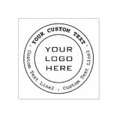 Benutzerdefiniertes Logo Gummistempel (Prägung)