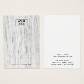 Benutzerdefiniertes Logo, hellgraue Ohrring-Displa (Vorne & Hinten)