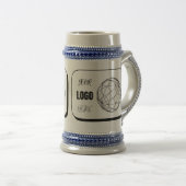 Benutzerdefiniertes Logo hier Bierbrille, Tasse &  (VorderseiteRechts)