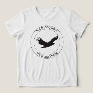 Benutzerdefiniertes Logo hier Familienfoto Sportte Tri-Blend Shirt