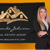 Benutzerdefiniertes Logo House Real Anwesen Agent  Banner