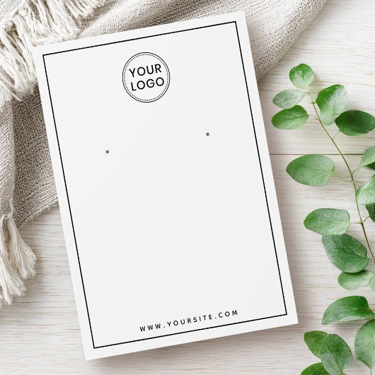 Benutzerdefiniertes Logo in schwarzer Ränder Ohrka