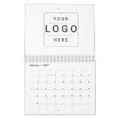 Benutzerdefiniertes Logo Kalender (Feb 2027)