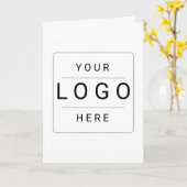 Benutzerdefiniertes Logo Karte (Gelbe Blume)