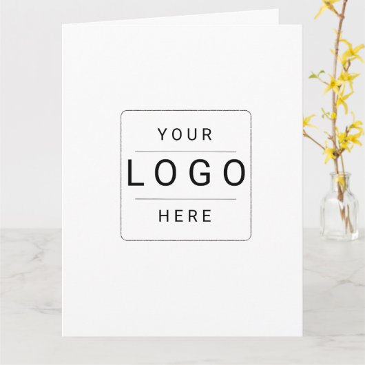 Benutzerdefiniertes Logo Karte (Gelbe Blume)