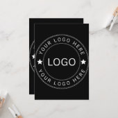 Benutzerdefiniertes Logo Karte (Vorderseite/Rückseite Beispiel)