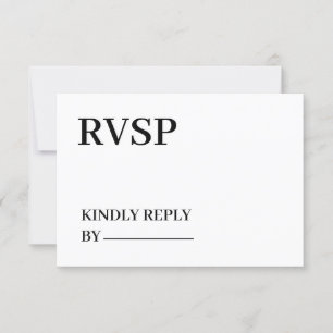Benutzerdefiniertes Logo - Keine Mindestbestellung RSVP Karte