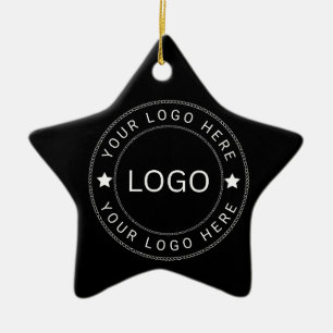 Benutzerdefiniertes Logo Keramik Ornament